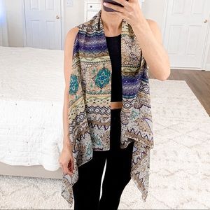 Bohemian Multi-colored Vest
